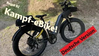 Das "Zombieland" eBike - waffenstarrend, aber legal! Crazybird Extreme Modding.