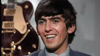George Harrison Interviewed in 1963 - Original vs. Colorized and Enhanced Audio.