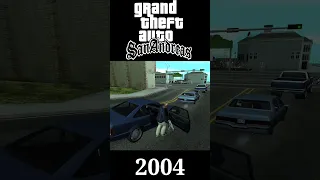 evolution of gta 🥂 stealing car,s