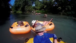 Tubing on the San Marcos River near Fentess, Texas