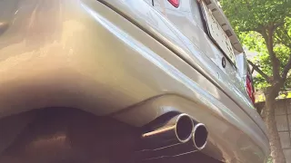 W210 E55 AMG Custom Exhaust Cold Start