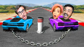 LITIGO CON I MIEI AMICI NELLA CO-OP RACE DI GTA 5!