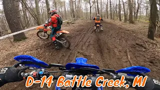 AMA DISTRICT 14 HARE SCRAMBLE | BATTLE CREEK!