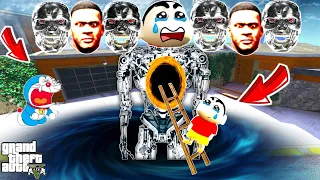 GTA 5 | DORAEMON SAVED SHINCHAN & FRANKLIN | PART-13 |BIGGEST ZOMBIE APOCALYPSE IN GTA 5