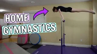 Gymnastics At Home! Bars & AirTracks | Another Bar Fail!!! | Bethany G