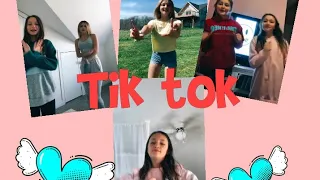 Justin Bieber sisters Jazmyn Bieber &Allie Bieber new tik tok video