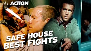 3 Kick Ass Fight Scenes From Safe House (2012) | All Action