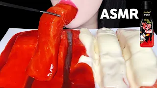 🔥연어회 불닭소스 먹방 ASMR SALMON SPICY FIRE CHICKEN SAUCE MUKBANG サケ แซลมอน