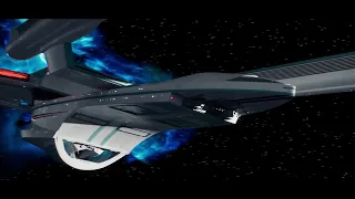 Star Trek - Enterprise-B warp speed!