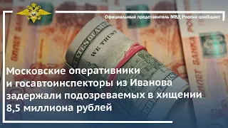 Ирина Волк: Задержаны подозреваемые в хищении 8,5 миллиона рублей