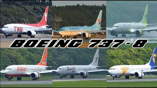 Boeing 737 MAX 8 | Korean Air | T'Way | Jin Air | Jeju Air | Eastar Jet | Batik Air | MIAT | 737-8