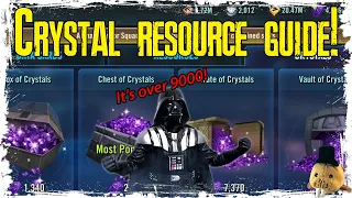 How To Spend Crystals Resource Guide - Free 2 Play SWGOH