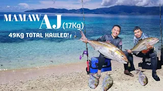 Grabi ang lakas ng AmberJack nato! (17KG)!😱😱 | 49KG Total Houled!🎣 |  SHOUT OUT!❤️