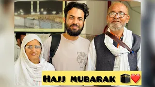 HAJJ MUBARAK 🕋❤️// FINAL GOOD BYE TO BADII AMMI & BADE ABBA ✨❤️// #gabru #familyvlog #hajj2024