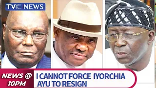I cannot Force Party Chairman Iyorchia Ayu To Resign - Atiku