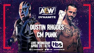 Cm Punk vs Dustin Rhodes | AEW DYNAMITE 20.4.2022