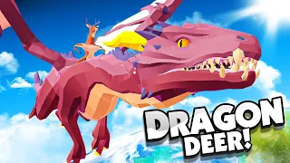 Destroying the City With A DRAGON In Deeeer Simulator Gameplay