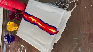 ACRYLIC POUR TUTORIAL COLORFUL DUTCH POUR 🔥