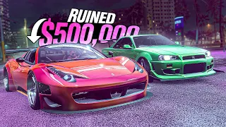 $500,000 Cop Outrun in Need for Speed HEAT! (Ferrari 458, Skyline GTR)