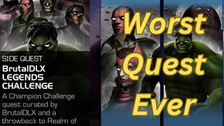 BrutalDLX Legends Challenge. The Worst Quest Ever In Mcoc.