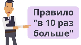 Правило в 10 раз больше Грант Кардон