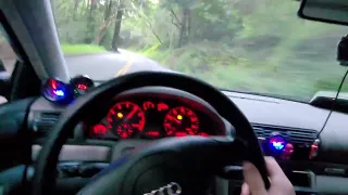 BIG TURBO AUDI POV FOREST ROAD