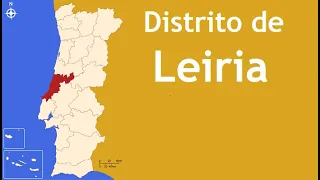 Distrito de Leiria - os 16 Concelhos