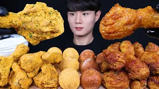 ENG SUB) ASMR FRIED CHICKEN & CHEESE BALL & SWEET CHICKEN EATING SOUNDS MUKBANG 치킨 먹방ASMR MUKBANG