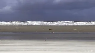 Am Strand von Juist - nach den 2 Orkanen 🌬 🌬 🐚 ☁️