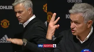 Jose Mourinho storms out of press conference demanding 'respect'