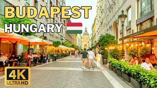 Budapest Walking Tour - Budapest, Hungary - 4K 🇭🇺