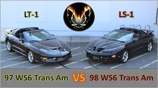 97 WS6 LT1 VS 98 WS6 LS1