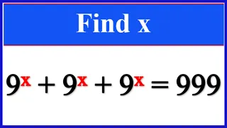 💯Olympiad Math 🔴 | No Calculator 📵 | Find the value of x | You Should Know this Trick