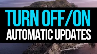 How to Turn Off / On Automatic Updates on Mac 2020