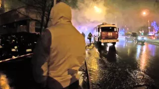 Пожар в ресторане Сюзанна на улице Нагорной, Москва