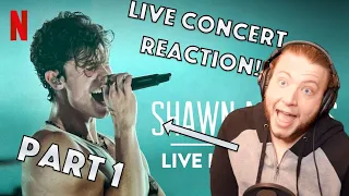 SHAWN MENDES REACTION! (Shawn Mendes: Live In Concert | Netflix Special) Part 1 | Mendes Monday