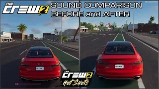 The Crew 2 - 2018 Audi RS5 Coupe Sound Comparison - Before and After April Update (Hot Shots Update)