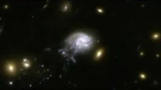 Galaxy Being Ripped Apart By Galaxy Cluster