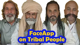 Tribal People Try FaceApp for The First Time!