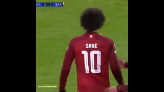 Leroy Sane’s Amazing Goal Against Barcelona ! 🤩🔥 #shorts