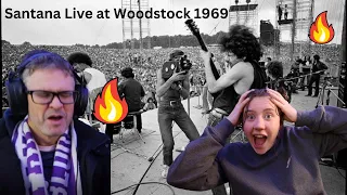 Alivia and My Dad React to Santana Live at Woodstock 1969