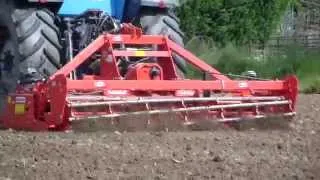 preparazione letto semina  Landini 10000 s mk 2 erpice rotante Maschio Dominator 3000