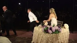 Watch a Groom Rescue a Guest Choking During His Wedding