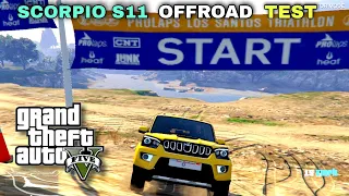 SCORPIO S11 OFFROADING TEST | PASS OR NOT | TECHNO GAMERZ GTA 5 #shorts #gta5