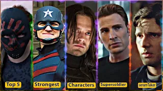 Top 5 Strongest🔥character🦸taken super soldier serum🧬in mcu|| #shorts #marvel #mcu #hulk #futuremodi