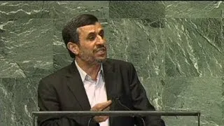 Ahmadinejad attacks West in UN swan song