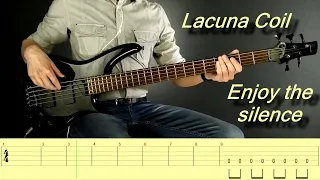 Lacuna Coil - Enjoy the silence (5-string bass with TABS)