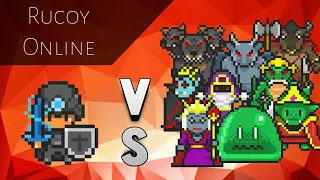 Rucoy Online | Fighting all BOSSES in game /w Davyss