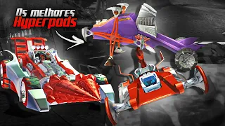 OS HYPERPODS MAIS APELÕES de HotWheels Acceleracers