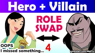 Draw Hero and Villain Mulan and Shan Yu | Role Swap 4 Reimagine Art Challenge | Mei Yu Fun2draw